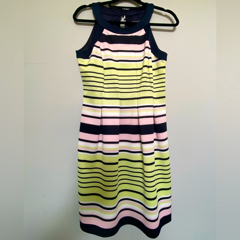 Enfocus Studio Striped Dress Sz 8